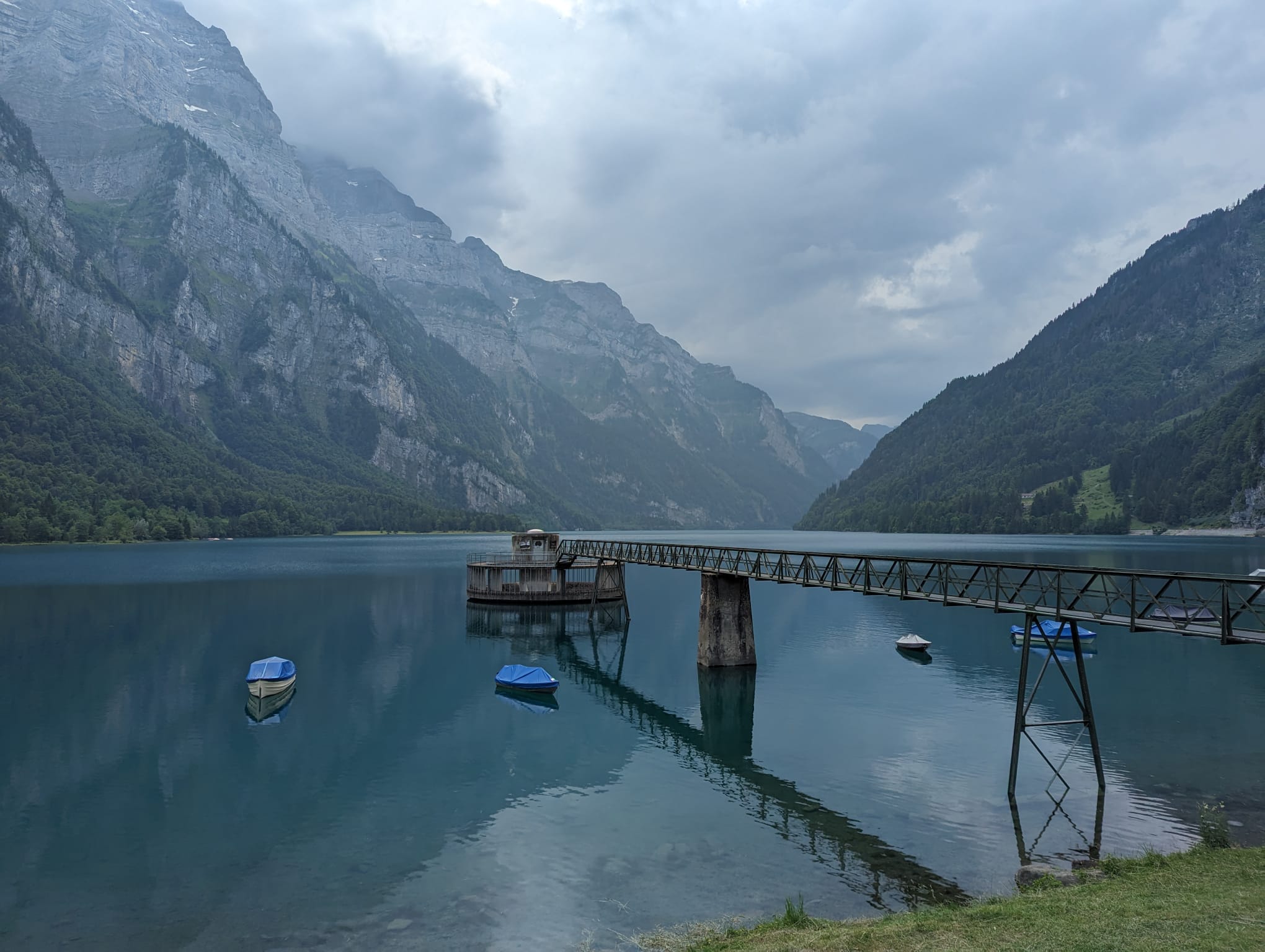 The mystical waters of Klöntalersee