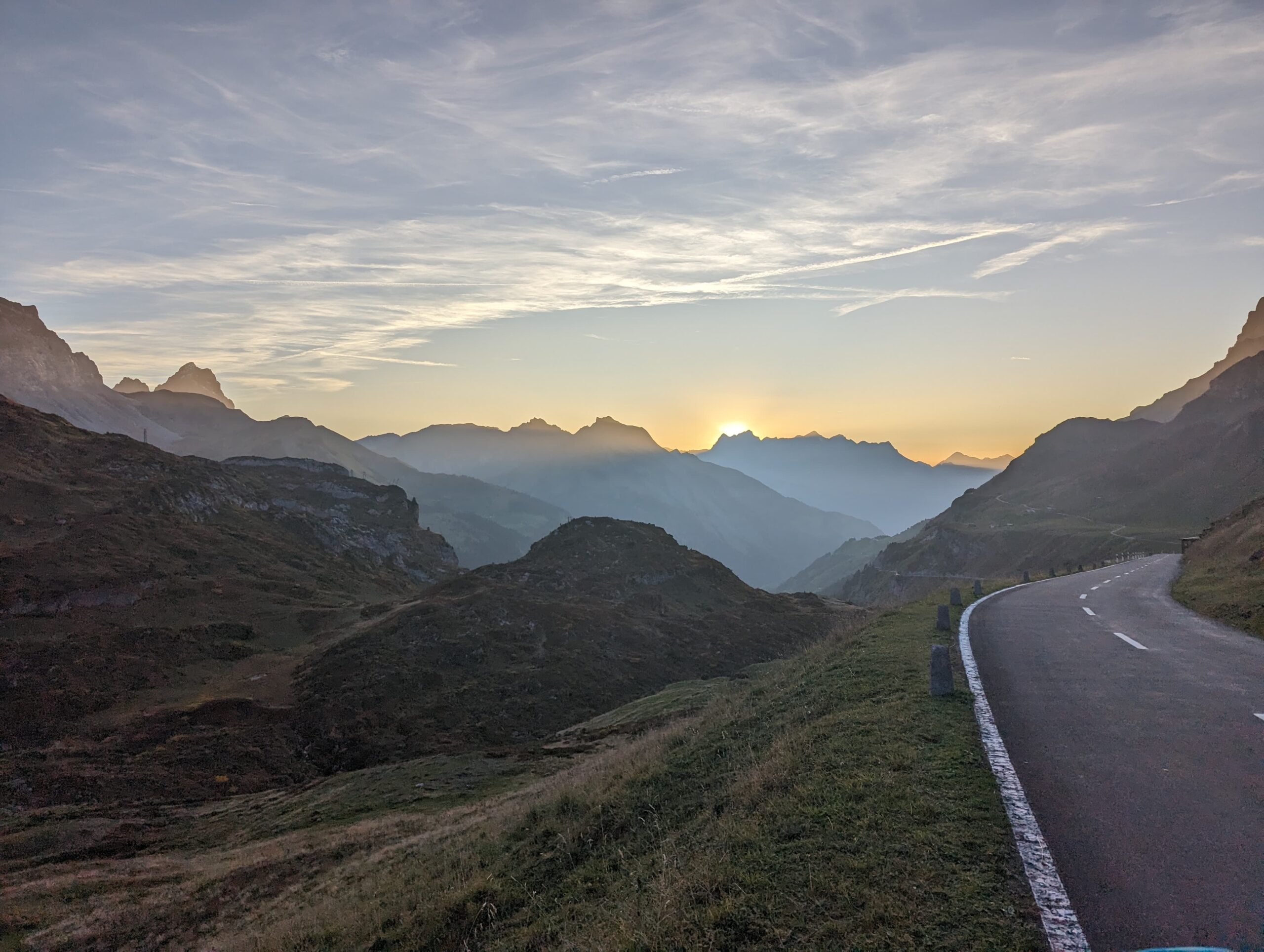 The view over Schächental from the Klausenpass